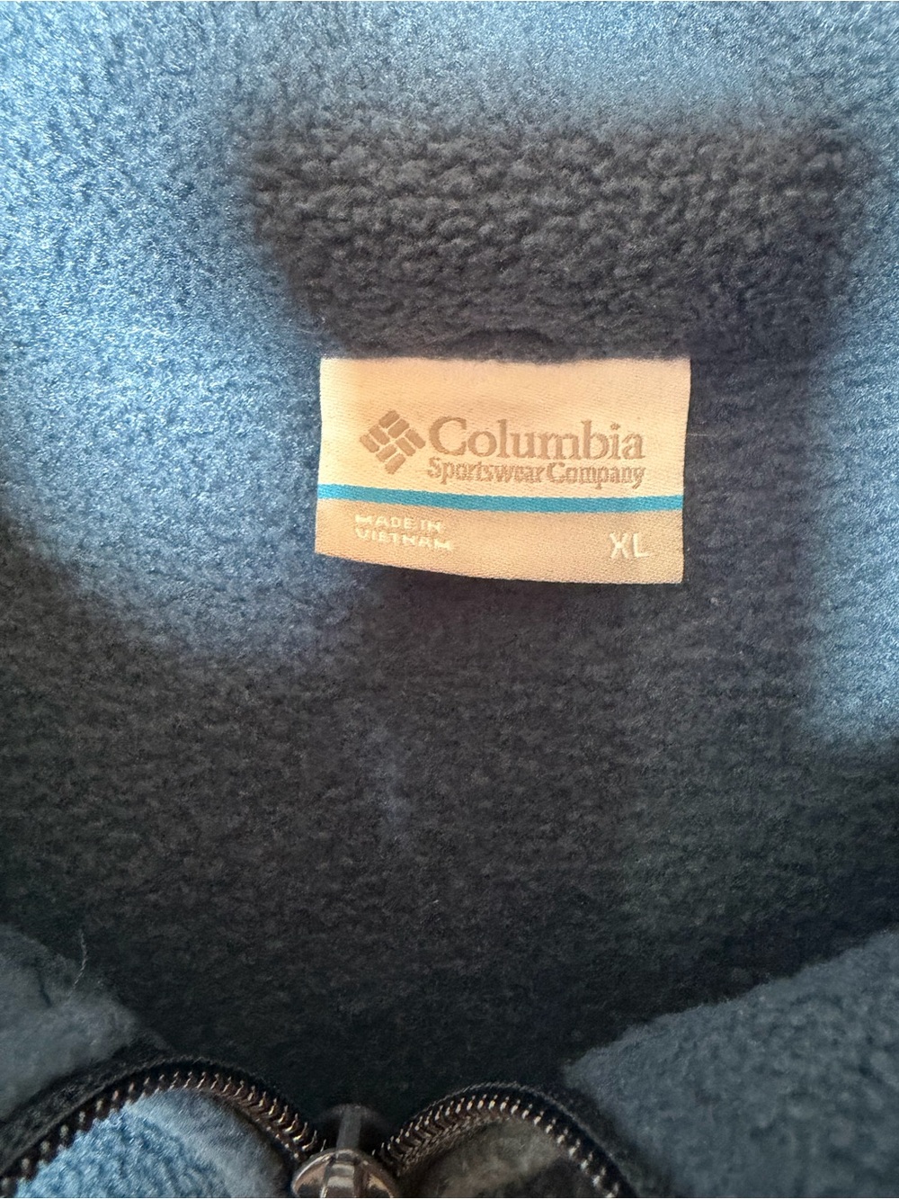 Columbia Women's Navy Fleece Full-Zip Jacket - Picture 5 of 5